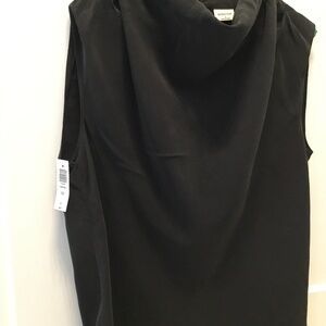 Babaton Carter Black Silk top Size Small